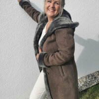 Lederjacke für Frau