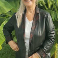 Lederjacke für Frau